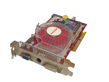 POWER COLOR RADEON X850XT 256MB DDR3 AGP 8x GRAFIKKARTE VGA DVI S-VIDEO #GK12735