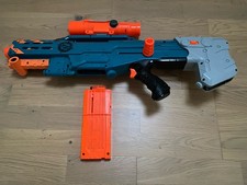 NERF Gun NERF RIESEN GROẞ mit Magazin Zielfernrohr Schulterstütze Einstellbar 1A