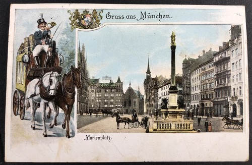 Tolle litho prägekarte - prägekarte,