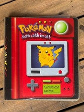 USA Pokemon Sammelordner 3 Ring Ordner 1999 Nintendo mit 28 Doppelseiten Hüllen