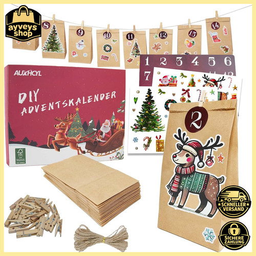 Adventskalender selber machen - adventskalender,