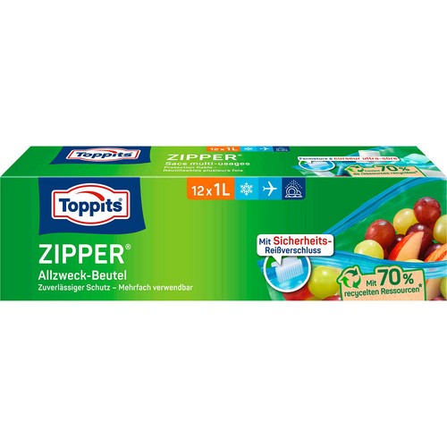 Toppits gefrierbeutel zipper - gefrierbeutel,