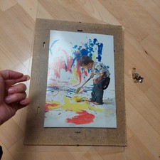 Cliprahmen 40x30cm rahmenloser Bilderrahmen Bildträger Kunstglas Fotos Poster