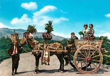 Pferdekutschen Palermo Carro Siciliano Bauernwagen