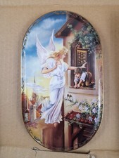 Bradford Bradex + Annaburg Bayern, Christlicher Porzellan Teller  "Schutzengel"