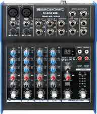 Pronomic M-602FX 6-Kanal Studio Mischpult PA Mixer Home Recording Effekt Gerät