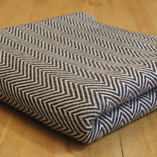 Kaschmir Decke Grau Schwarz Weiß 130x275 Geschenk Damen Herren Kuscheldecke