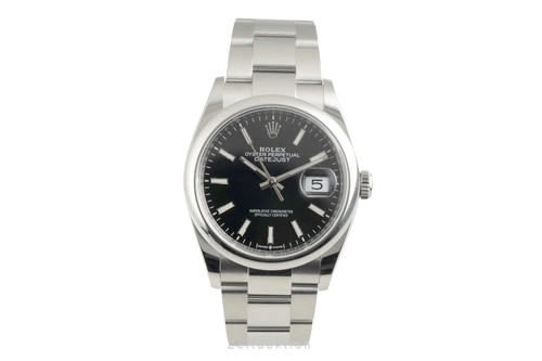 Rolex datejust black dial - 36,