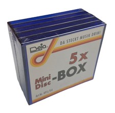 Deja 5x MiniDisc Box MD, Disk