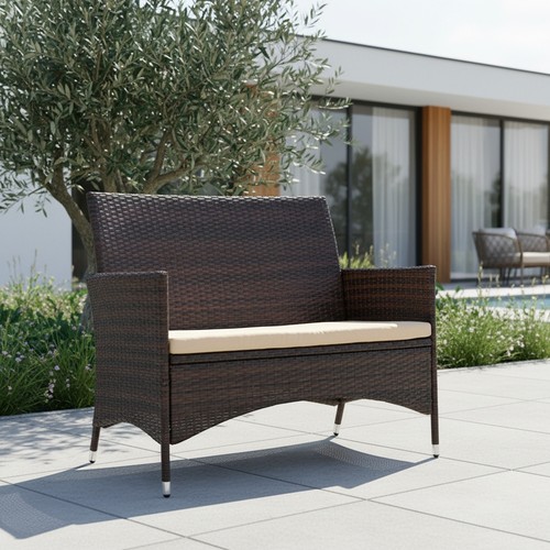 Gartenbank polyrattan - gartenbank,