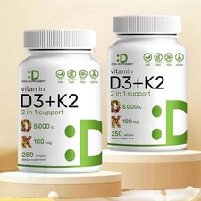 D3-K2 Supplement 250 Softgels