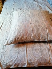 Bettwäsche Zucchi Bassetti brauntöne 200x135 + 80x80cm Makosatin Reissverschluss