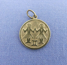 Kleiner Anhänger - Zwillinge - 333er Gold - Bettelarmband - 16 mm