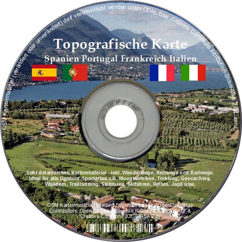 Topografische gps karte - topografische,