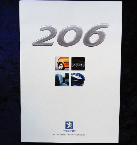 Peugeot 206 prospekt 1999 - peugeot, 9.1999