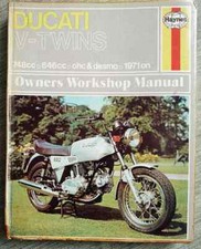 Ducati V-Twins '71-77 Haynes Workshop manual, Manuale di Officina, Werkstattbuch