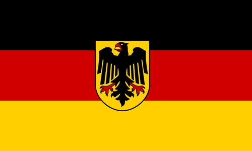 Deutschland bootsfahne 40x60 - deutschland,