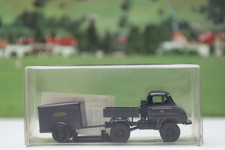 Brekina 1:87 218696 Unimog 402 mit Anhänger der Deutschen Bundesbahn Ovp Nr.5036