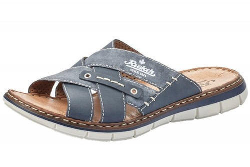 Rieker herren pantolette blau - rieker,