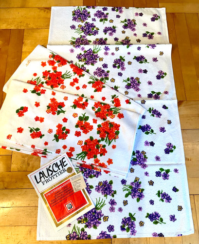 Handtuch ddr frottana blumen - ddr,