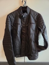 Originale Belstaff Herren Kunstlederjacke Lederjacke Größe 50 M wie neu schwarz