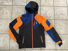 Skijacke Winterjacke Spyder Gr. 176 (20) Orange Schwarz Blau Top Zustand