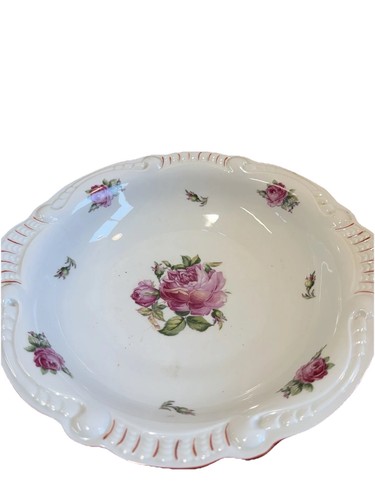 Porzellanschale rosen dekor - porzellanschale,