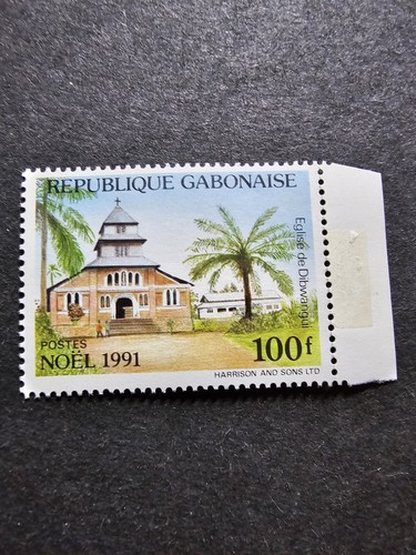 Briefmarke gabun weihnacht - briefmarke,