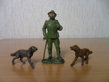 Jäger mit 2 Hunden [ PLAHO / DDR ]