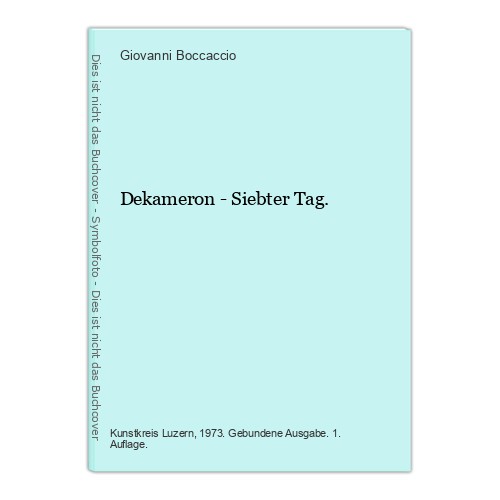 Dekameron siebter tag - -,
