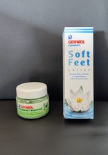 Original Verpackt! Gehwohl Soft Feet Lotion 125ml & Fußkraft Kräuterbad 100g 
