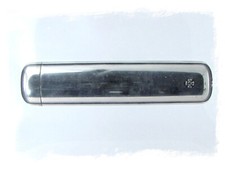 "Sillems" Silber - Zigarrentubus/Köcher - Plate - Gebraucht mit leichter Delle.