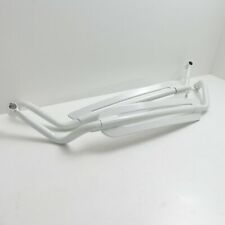 Vespa PK 50 125 Xl Sturzbügel hinten Faco Weiß Stoßstangen rechts links NOS