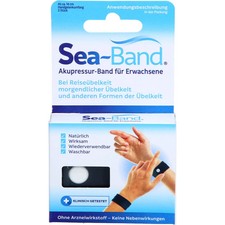 Sea-band Akupressurband F.erwachsene Black 2St - 19800720
