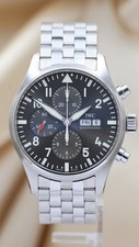 IWC Fliegeruhr Spitfire Chronograph Grau IW377719 