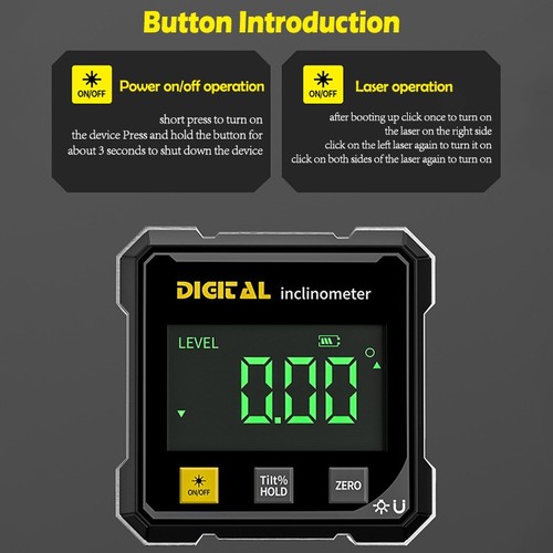 Digitaler winkelmesser 360 - winkelmesser, 360°