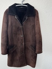 Christ Lammfelljacke Halbmantel Größe 38 In Der Farbe Dunkelbraun