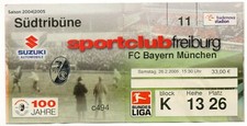Ticket BL SC Freiburg - Bayern