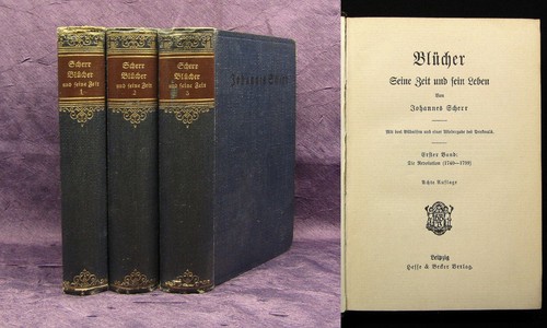 Scherr blücher seine zeit - seine,