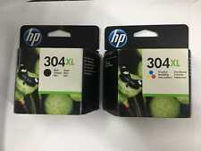 2 original HP Tintenpatronen 304XL Schwarz / 304XL Color OVP (12/2024) Rechnung