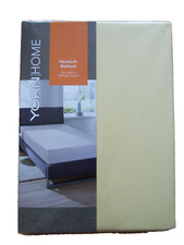 1x Bettlaken, Leintuch, Betttuch 150x250cm, hellgelb, Original verpackt, neu