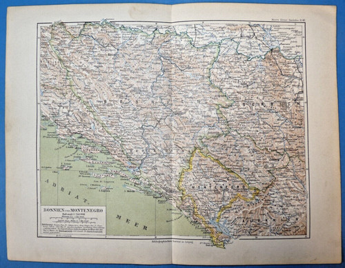 Original landkarte 33x25 cm - original,