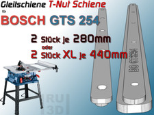 T-Nut Schiene, Gleitschiene f