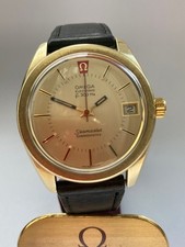 1972 14k Gold Capped Omega Seamaster f300 hz Stimmgabeluhr. Model 198.001