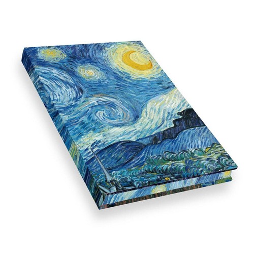 Notizbuch echtleinen van gogh - echtleinen,