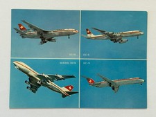 Postkarte Swissair DC8 DC9