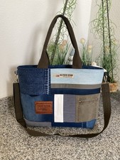 Jeanstasche Recycling Handmade Selbstgenäht Handarbeit Unikat