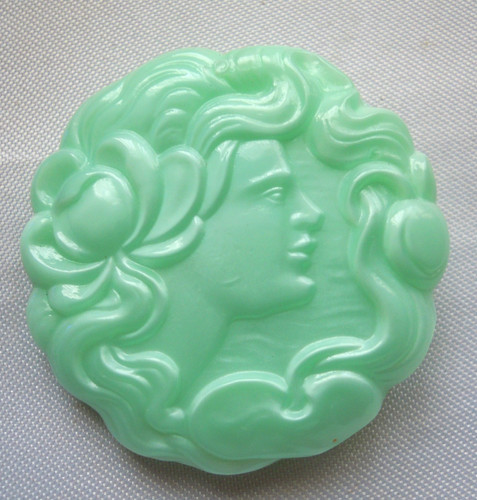 Grosser uranglas knopf - ,