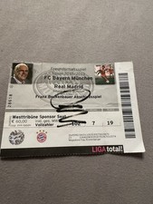 Bayern München-Real Madrid Franz Beckenbauer Abschiedsspiel Sammlerticket