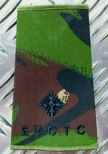 Woodland DPM Camo EUOTC 2nd Lieutenant Rank Slide - NEU